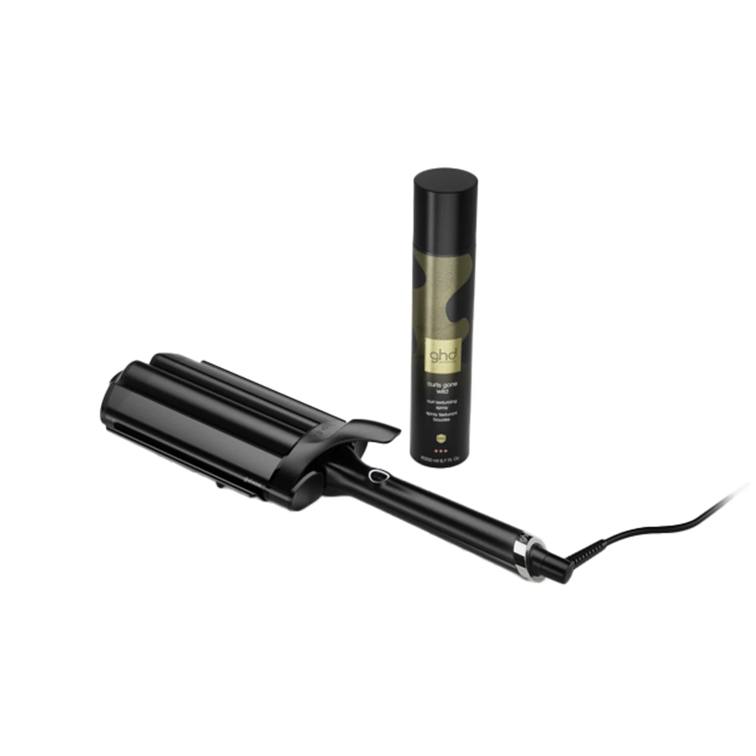 ghd Style Curls Gone Wild - karstuma aizsardzības sprejs, matu veidošanas un apdares sprejs