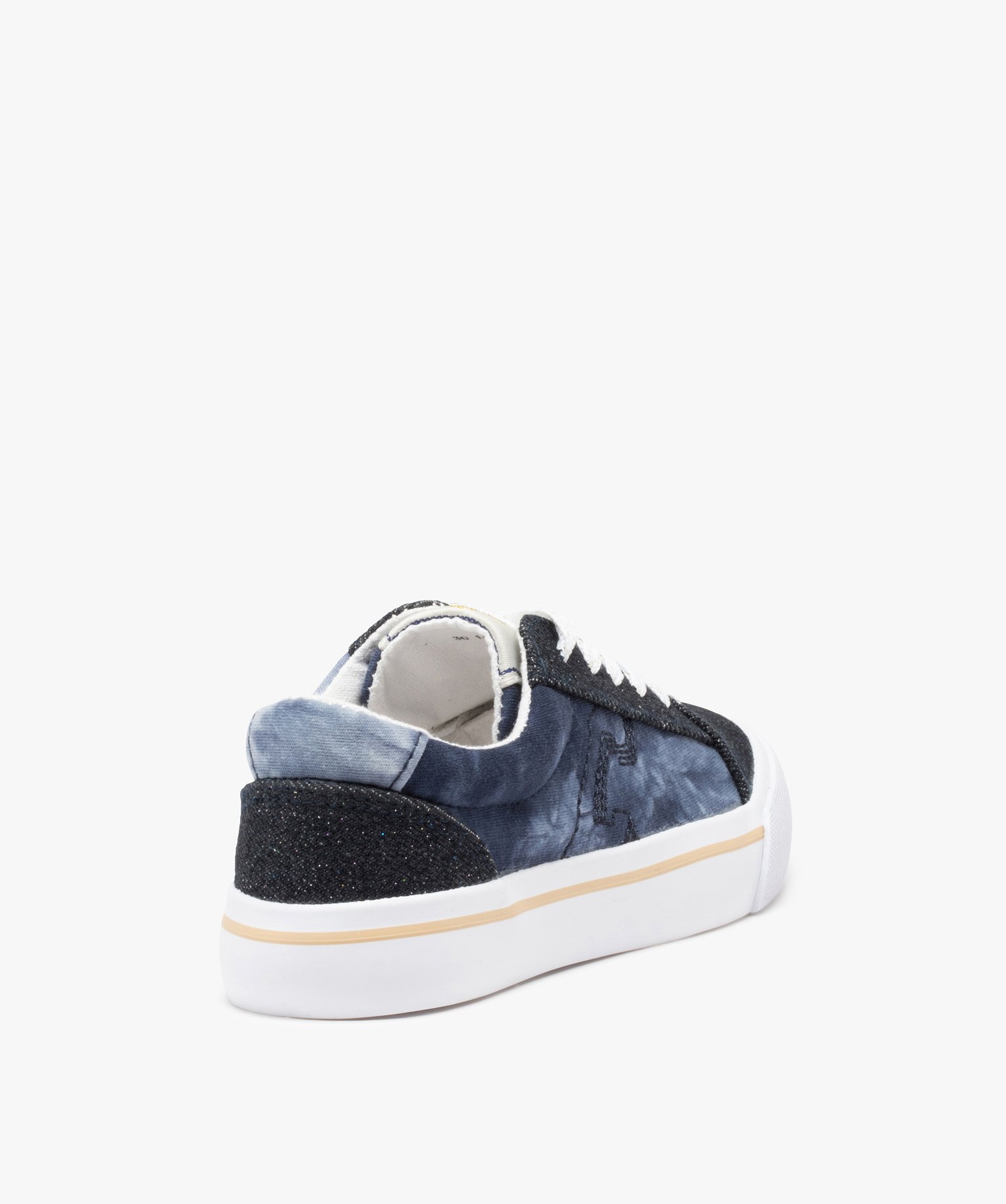 Baskets fille en toile denim et "tie and dye" – Camps United multicolore | GEMO