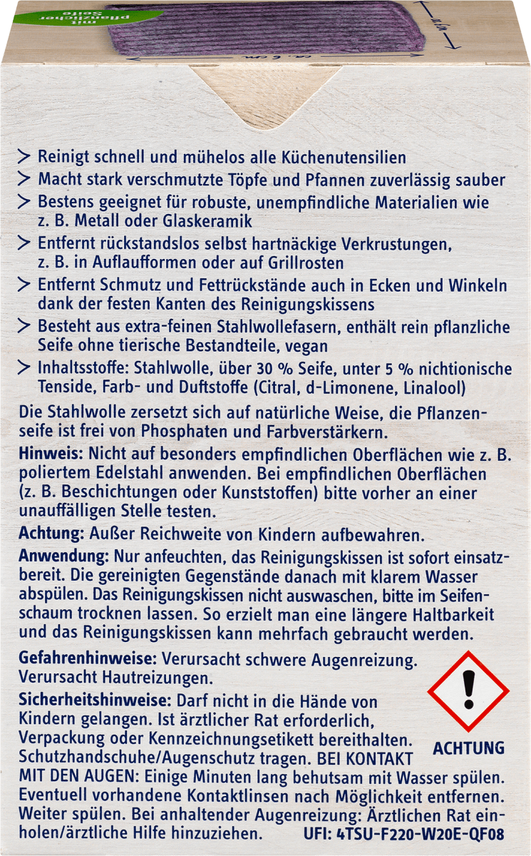 Reinigungskissen Topf und Pfanne, 8 St