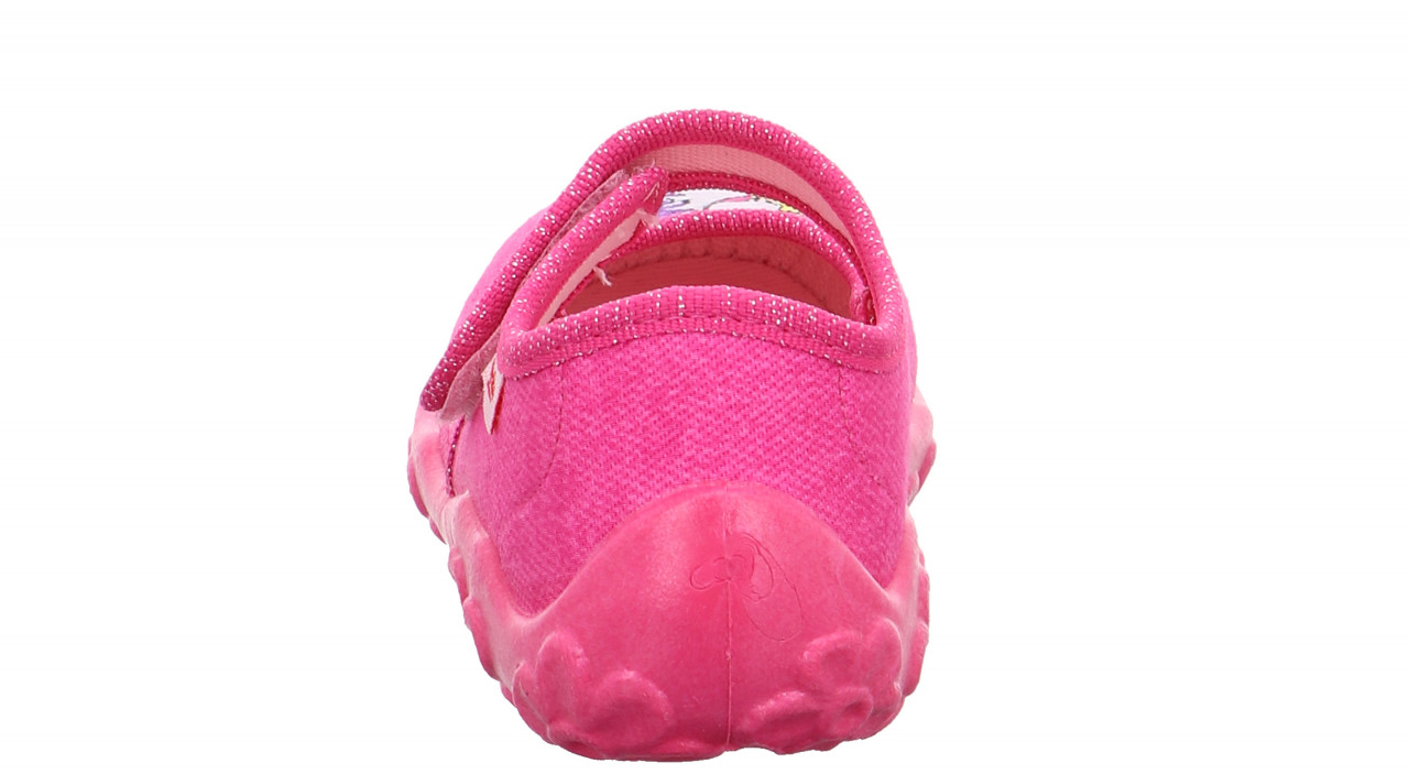 BONNY - Pink/Lila Hausschuh mit Klettverschluss