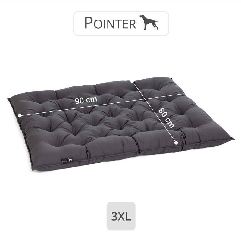 Pointer Hundekissen Pointer Liegekissen Urban anthrazit XXXL