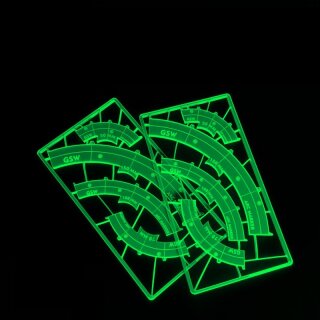 Legion Linienmarkierung Satz - Fluorgrün (8)