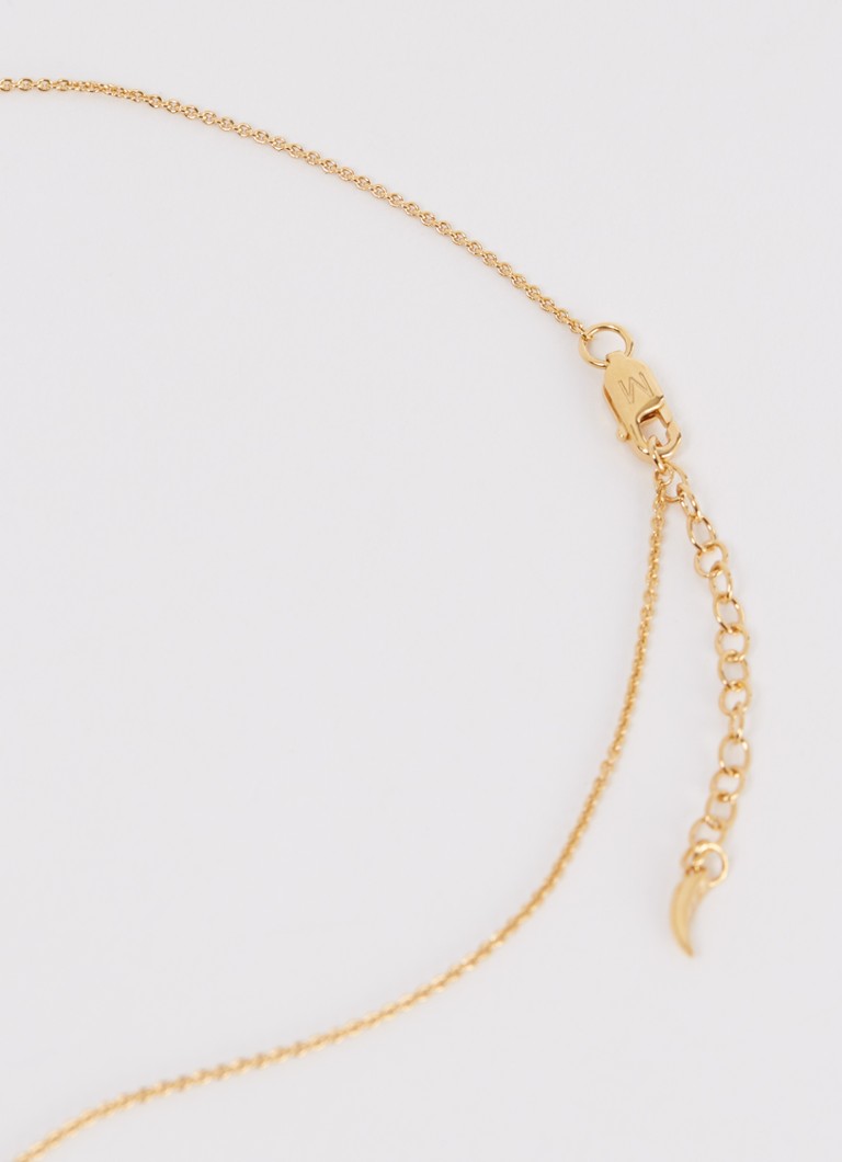 Missoma Necklace with pendant and gold-plated pearl