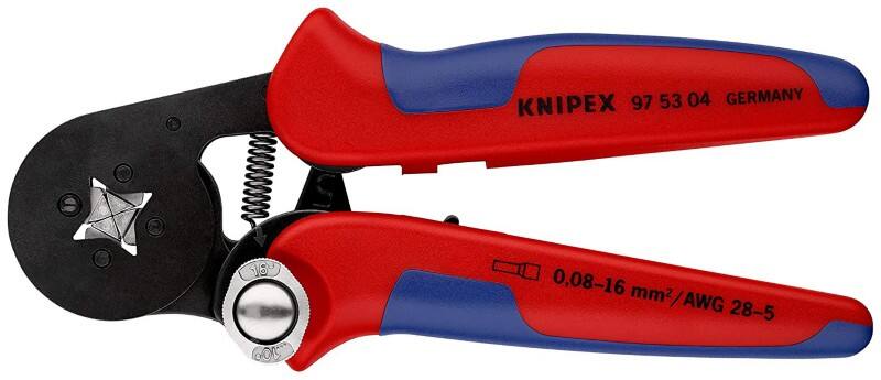 Knipex Kabel-Crimper 97 53 04 SB Chrom-Vanadium-Elektrostahl Schwarz