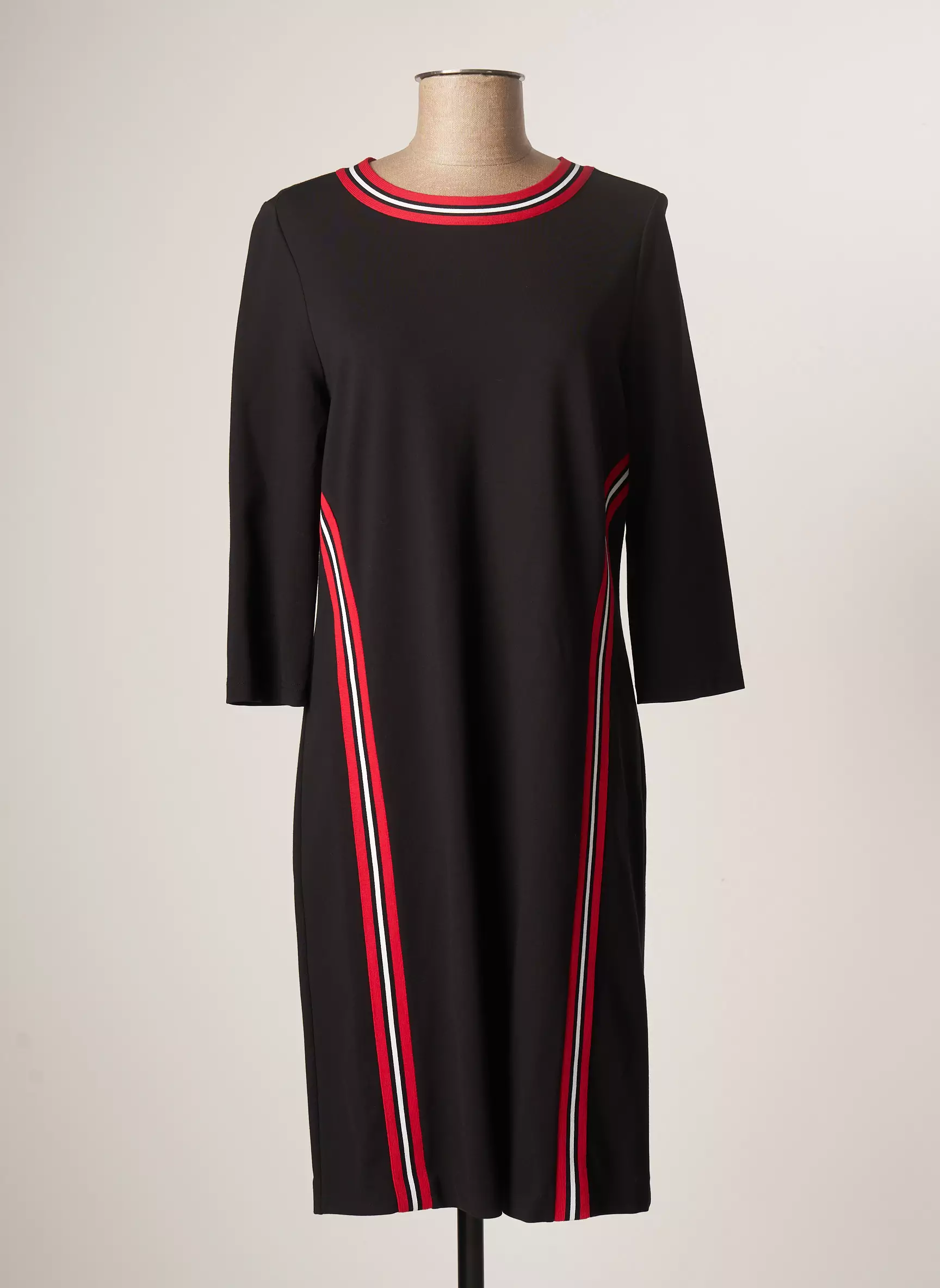 Comma  Robes Mi Longues Femme couleur noir