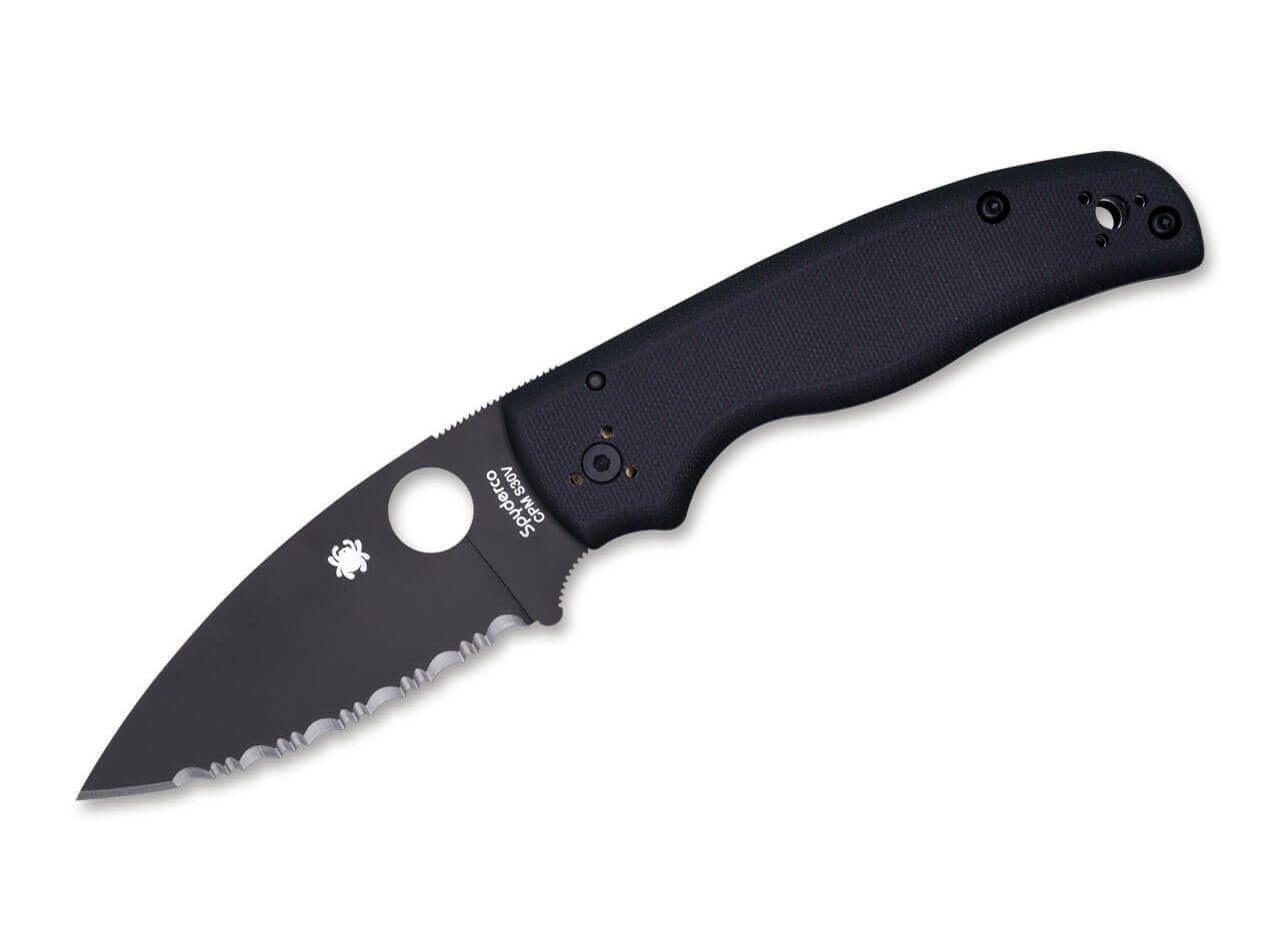 Shaman All Black Serrated