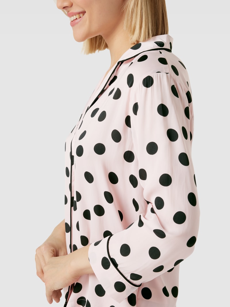 Pyjama mit Reverskragen in offwhite