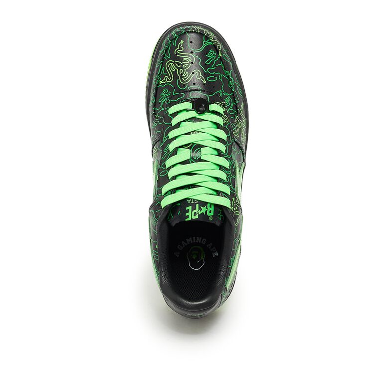 A Bathing Ape Bape Sta Razer Neon Camo M1 green