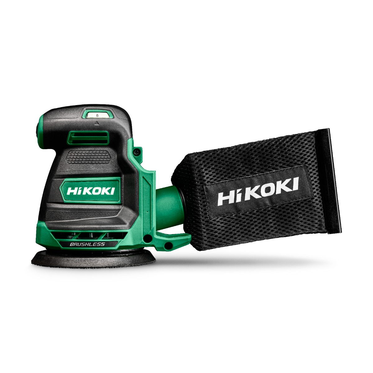 Ponceuse excentrique sans fil HiKOKI SV1813DAW2Z 125 mm 18 V (batteries et chargeur non inclus) dans un coffret HSC II