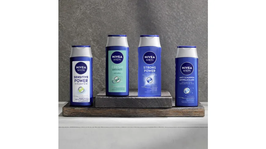 NIVEA MEN Strong Power Shampoo gesundes kräftiges Haar 250 ml