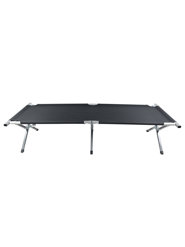 VCM  Alu Campingbett Feldbett 210cm Tosali L in Schwarz günstig kaufen onesize