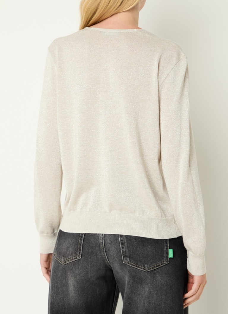 Benetton Fine knit top with lurex