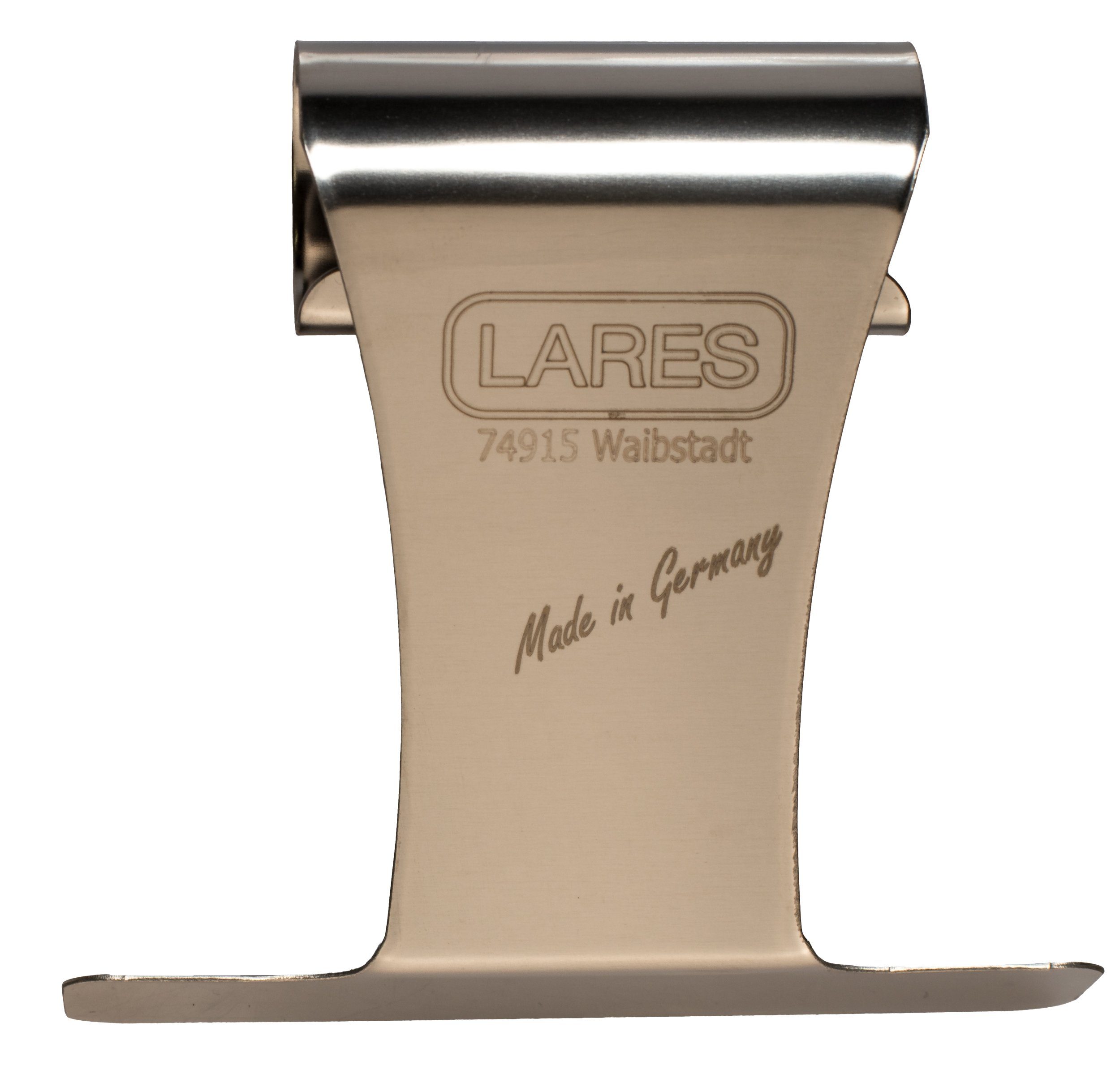 LARES Streichpalette 6240, Streichhilfe mit Griff, rostfreier Edelstahl. Made in Germany