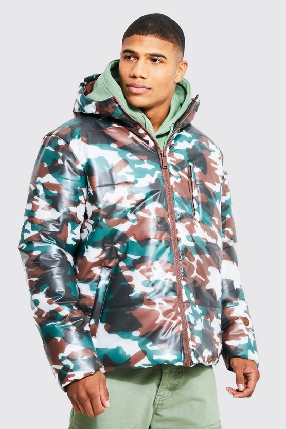 Camouflage Steppjacke