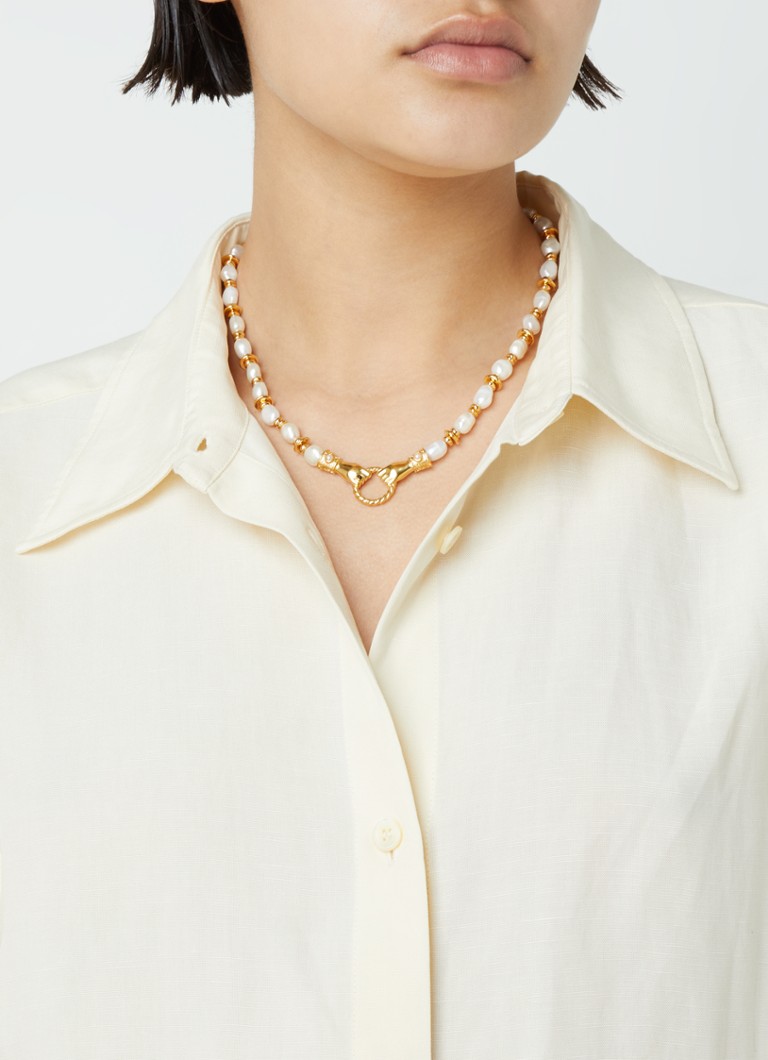 Missoma In Good Hands necklace gold-plated