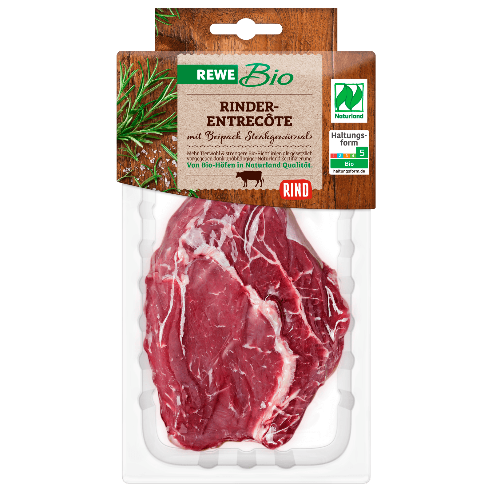 REWE Bio Rinder Entrecôte 170g