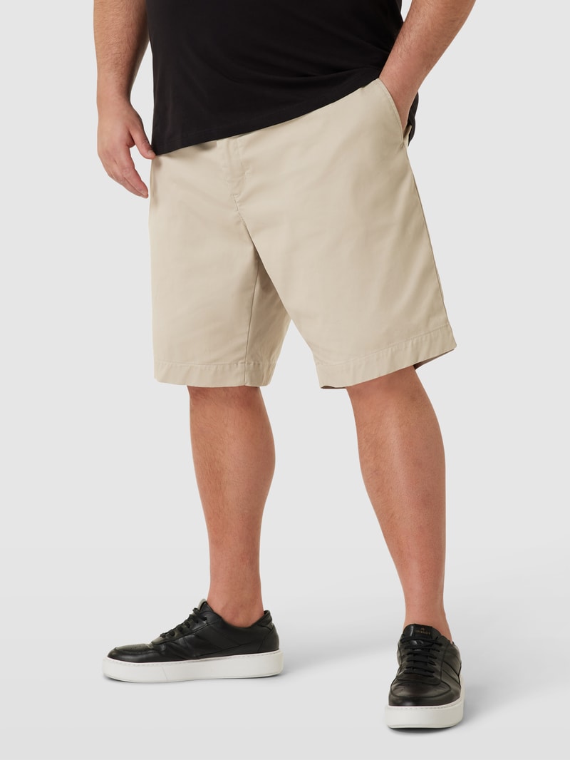PLUS SIZE Chino-Shorts mit Stretch-Anteil Modell 'MADISON' in beige