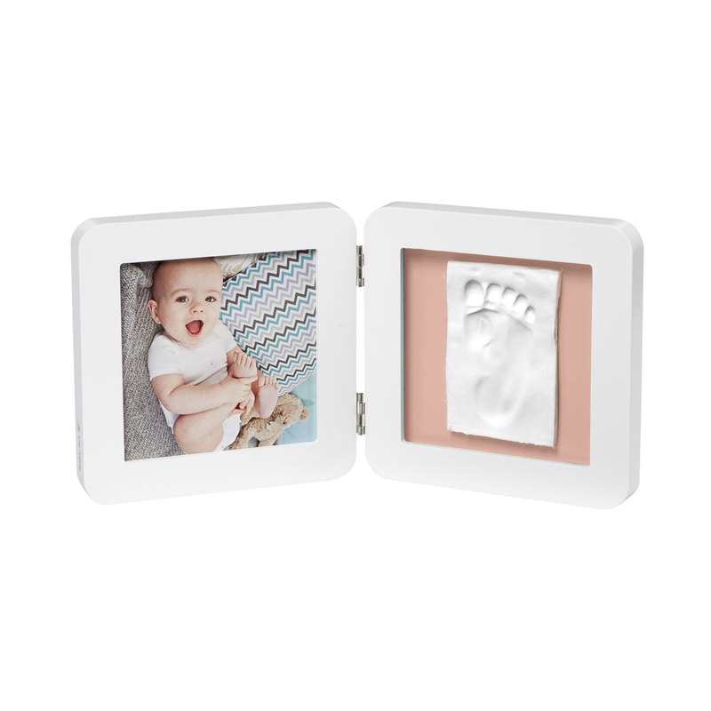 Cadre blanc empreinte et photo My Baby Touch Baby Art