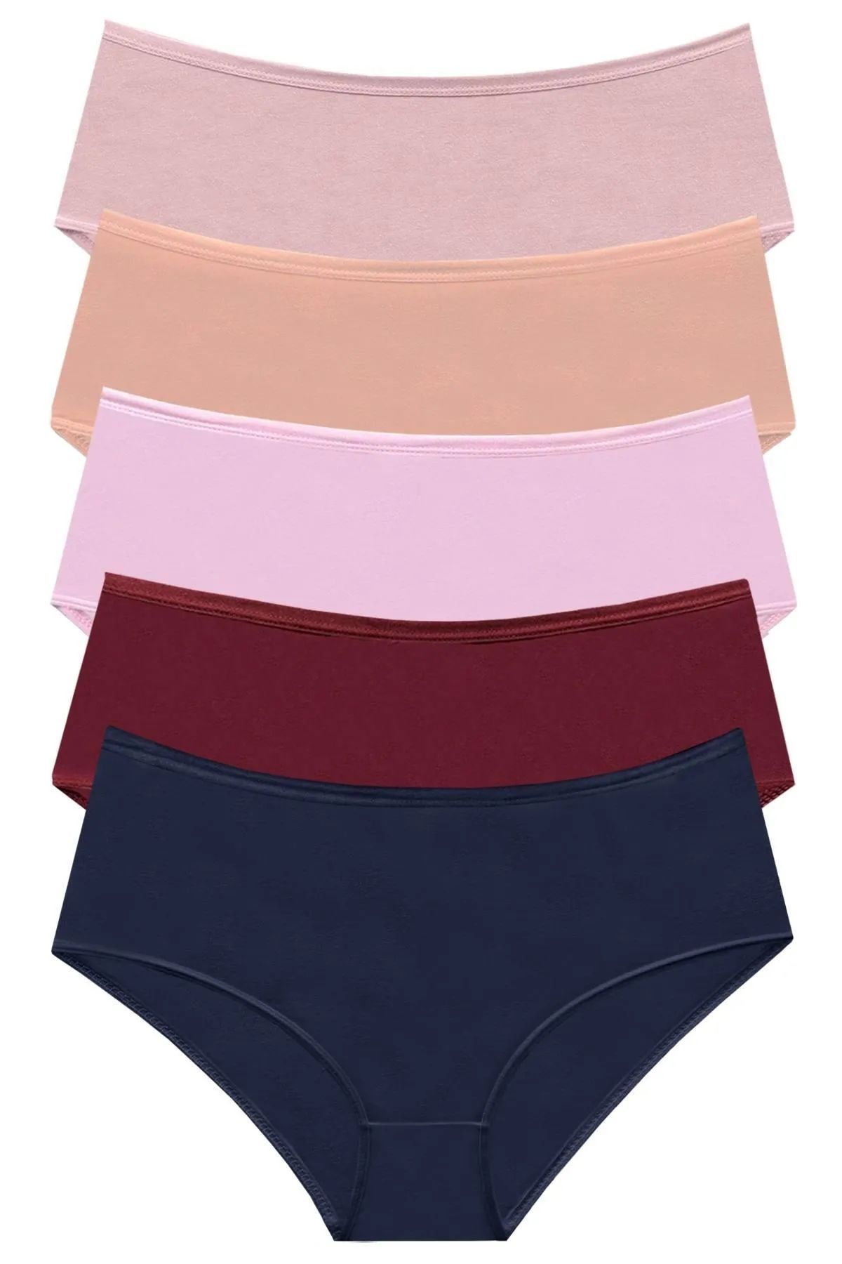 Newlilla  1007 Damen Mix 5-teiliges Daily Bato Höschen V14