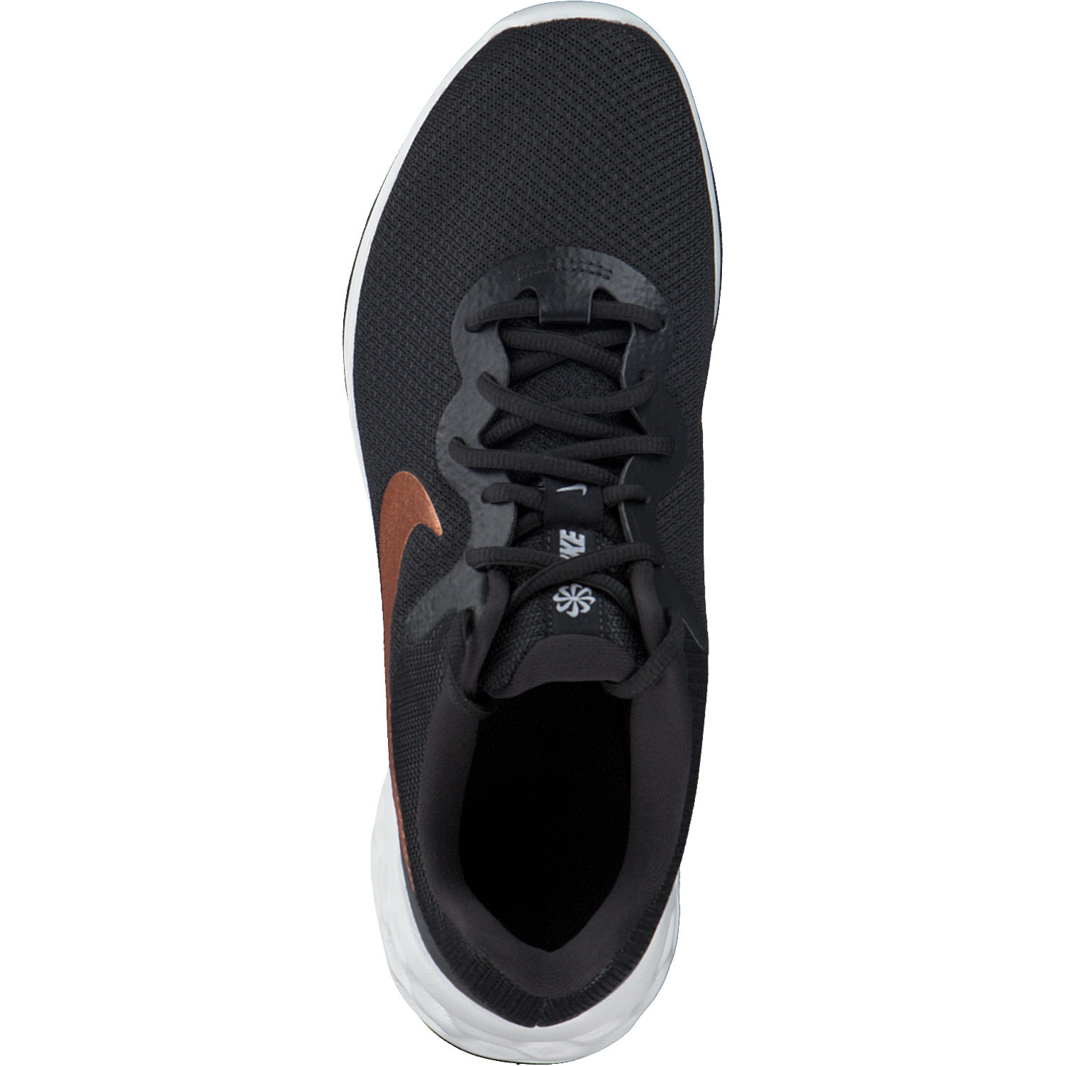 Nike Revolution 6 NN DC3729, Schnürschuhe, dk smoke grey/metl copper