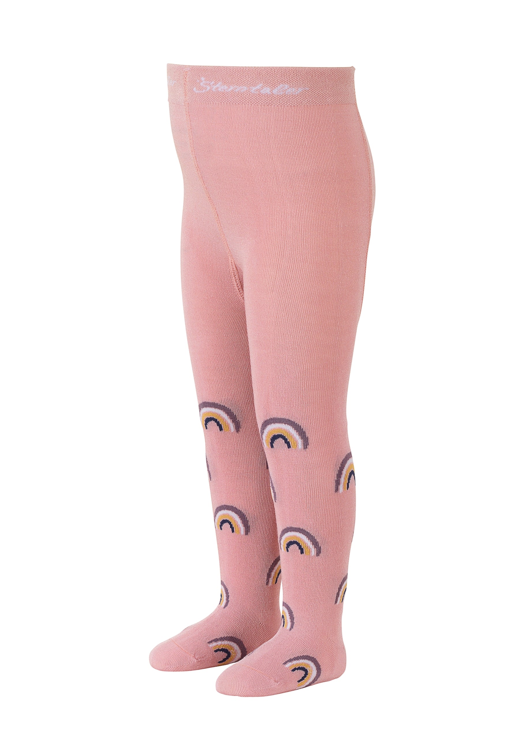 Strumpfhose 2er-Pack, Regenbogen und uni