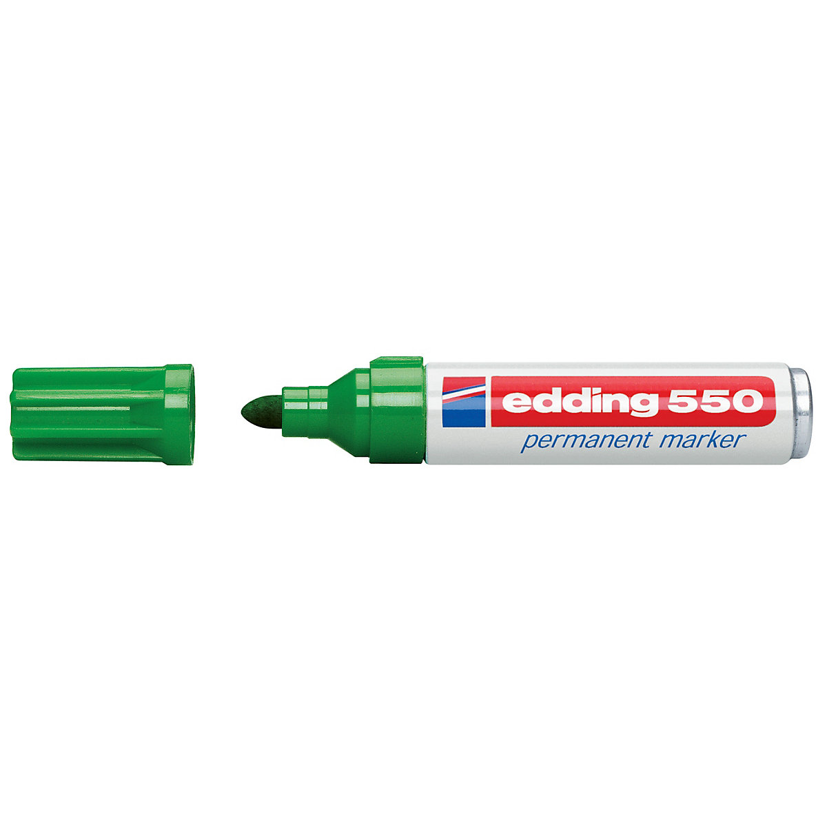Permanentmarker edding 550, nachfüllbar, 3 - 4 mm, grün