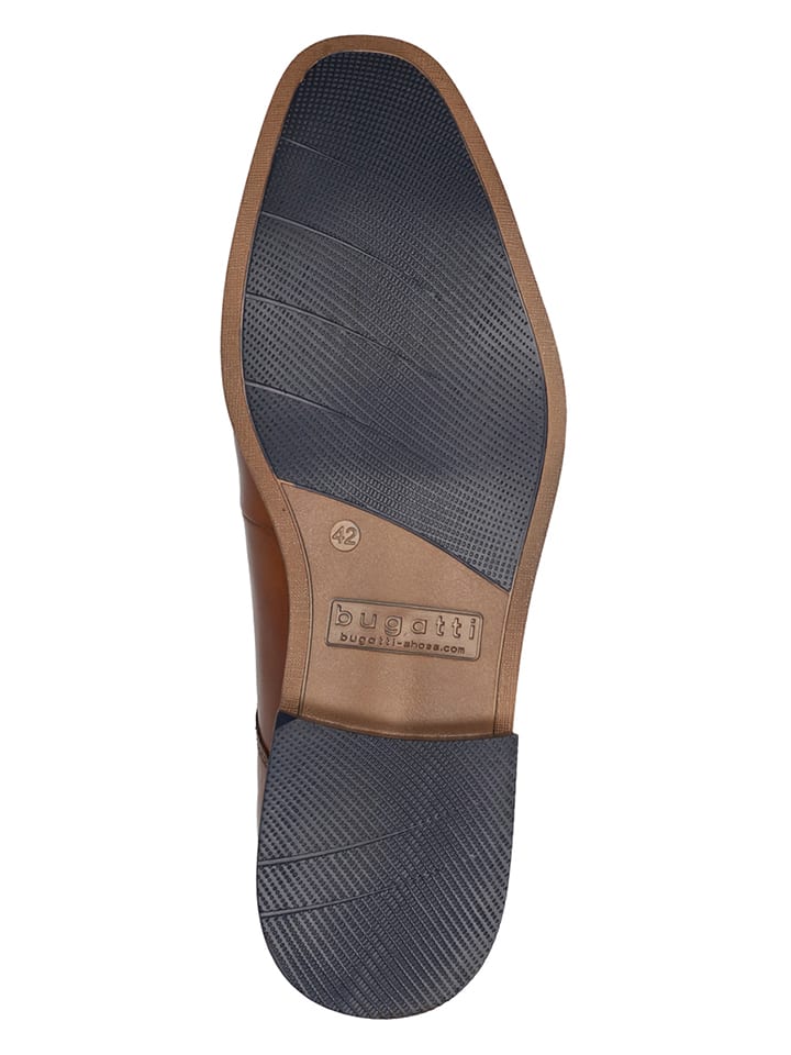 Bugatti Leder-Schnürschuhe 
