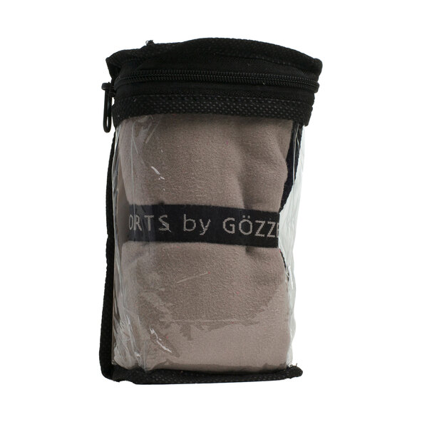 Sporthandtuch, 2er Set, 70 x 140 cm, taupe