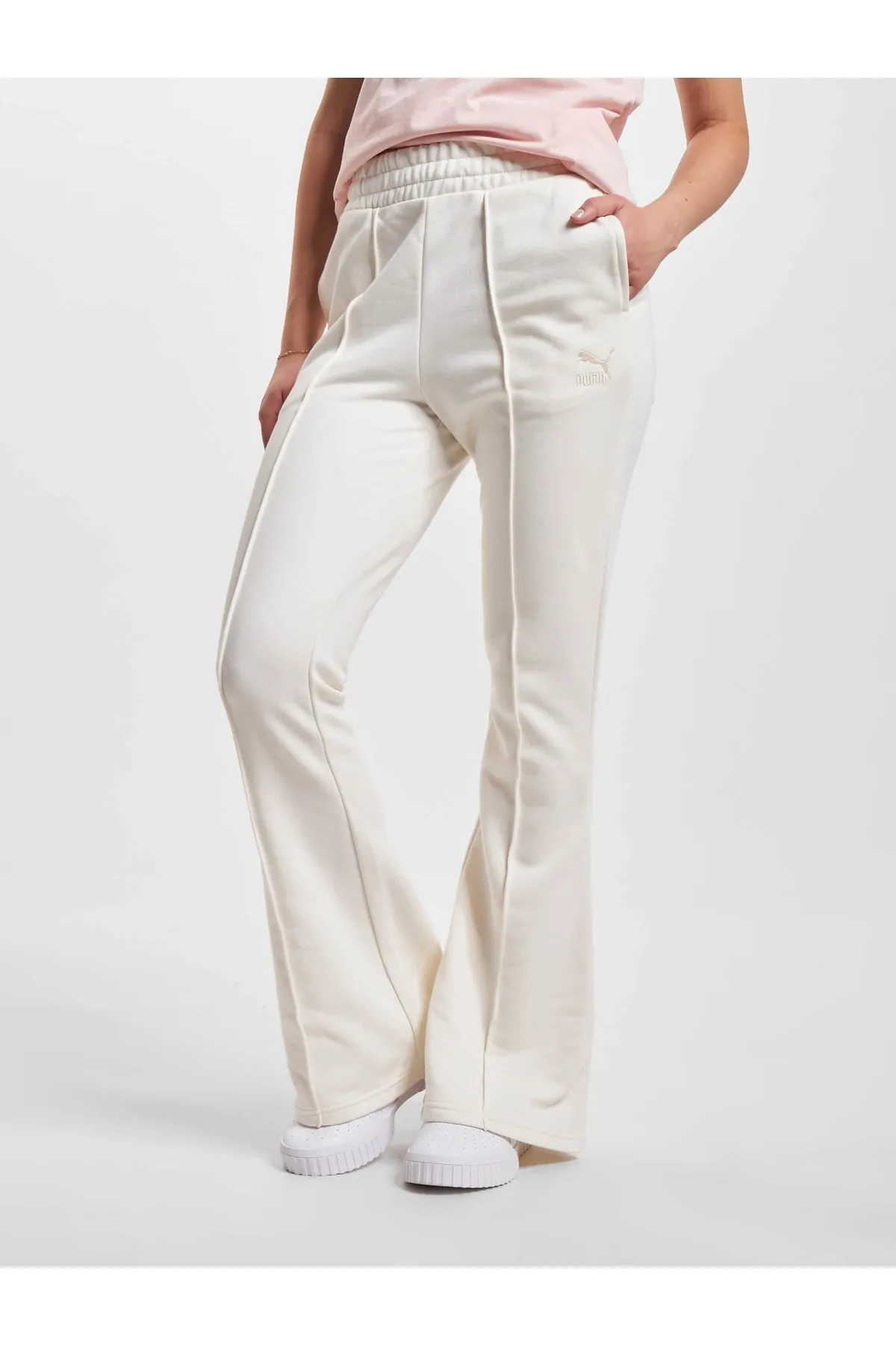 Puma  Jogginghose - Weiß - Straight