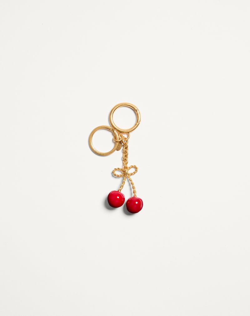 Cherryfic metal og emalje nøglering taske charme