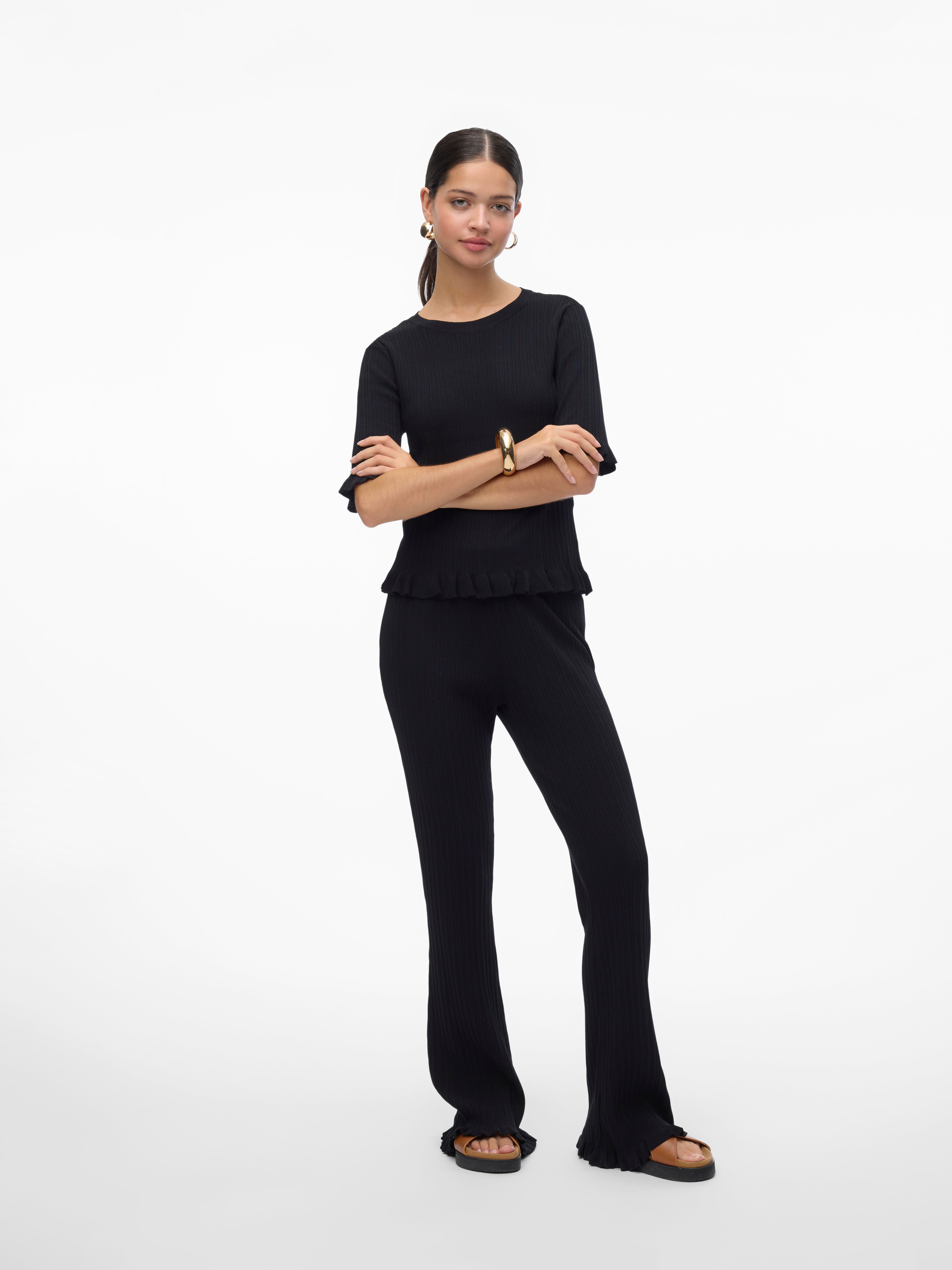 VMJADE Hohe Taille Hose