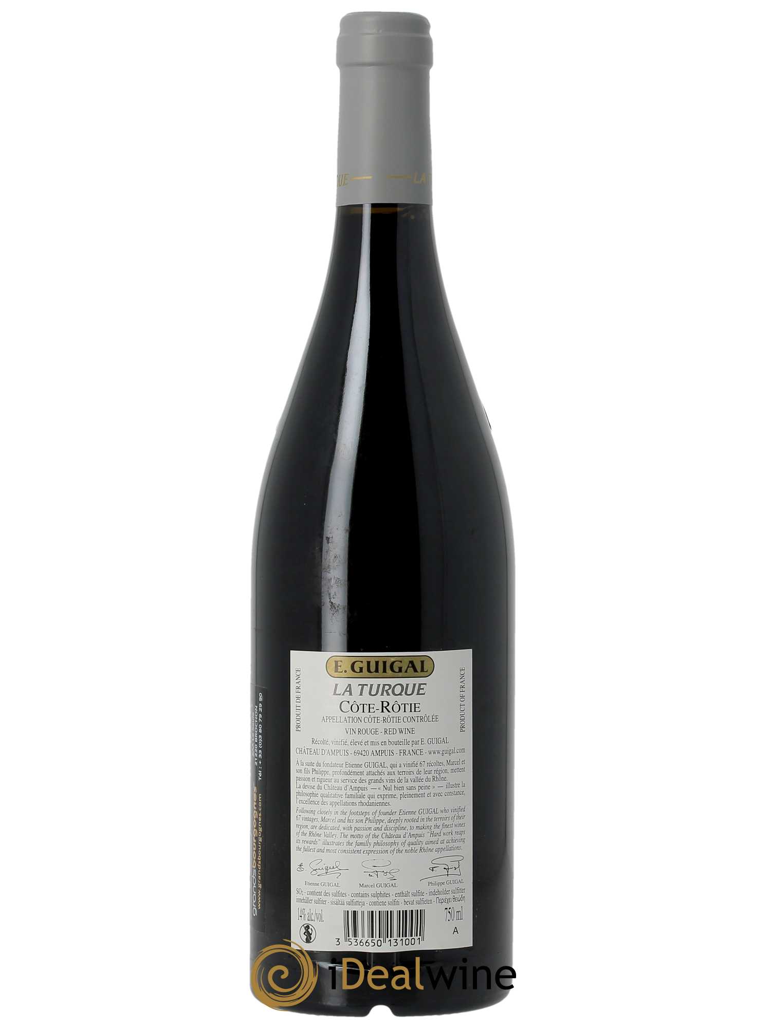 Côte-Rôtie La Turque Guigal  2015 - Lot de 1 Bouteille