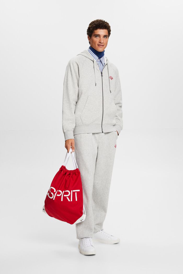 Hoodie mit Logostickerei