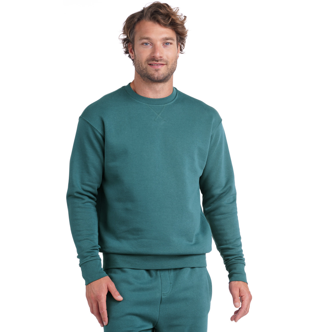 Herren Sweatshirt mit Rundhalsausschnitt