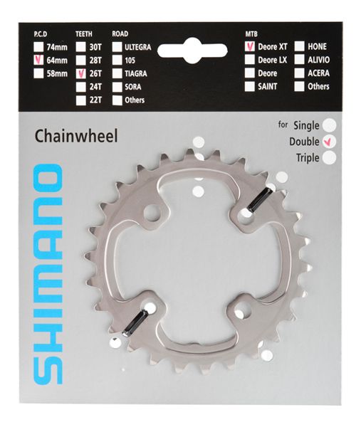Shimano Kettenblatt XT FC-M785 26 Zähne (AK)