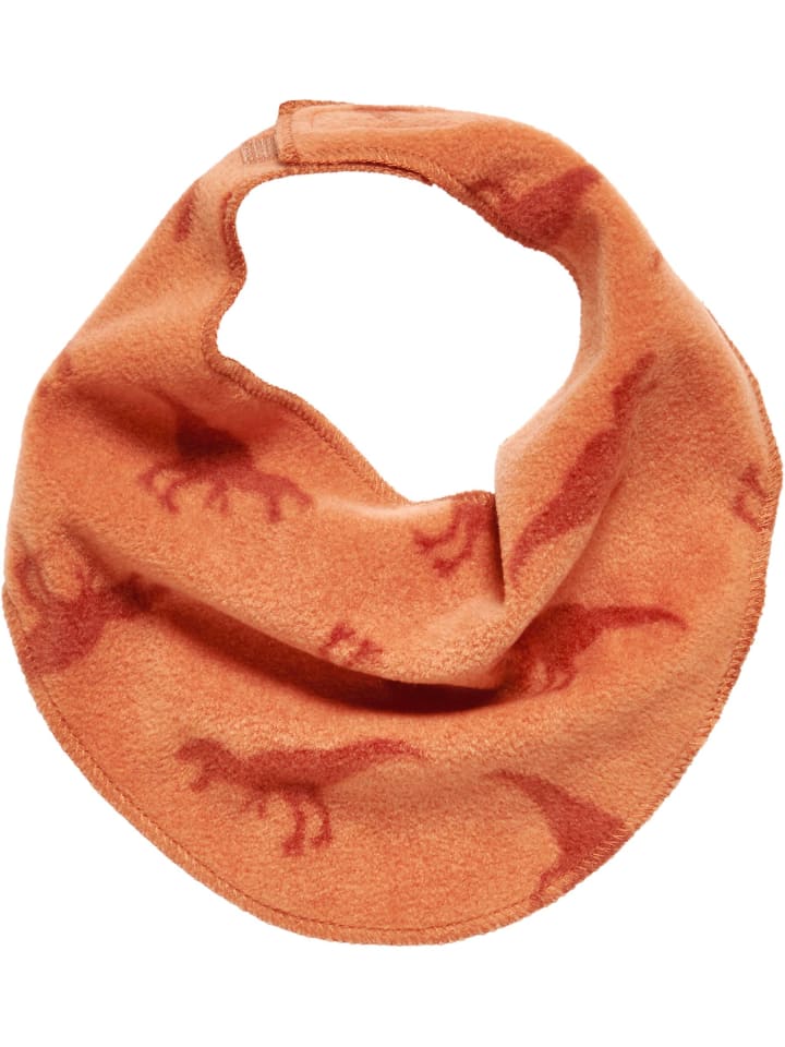 Playshoes Fleece-Dreieckstuch Dinos in Ocker günstig kaufen onesize