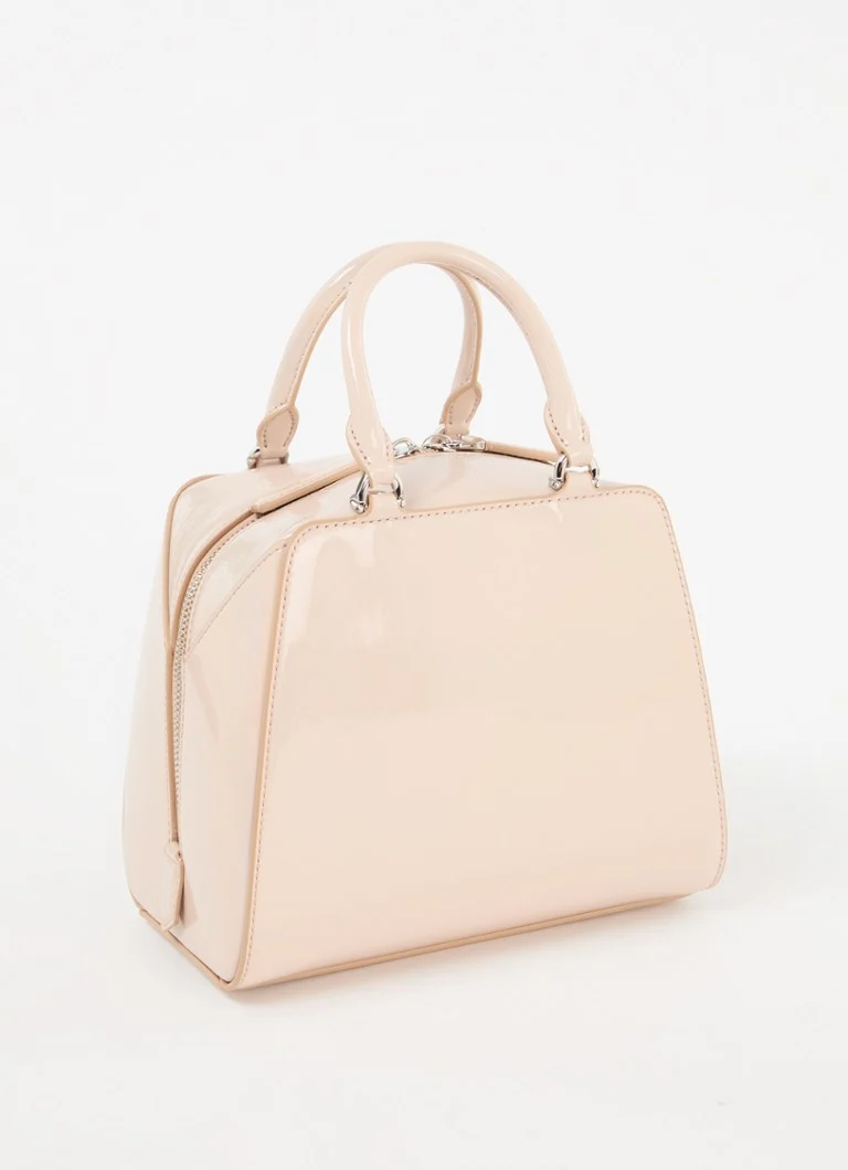 Geantă de mână Givenchy Antigona Cube din piele lăcuită