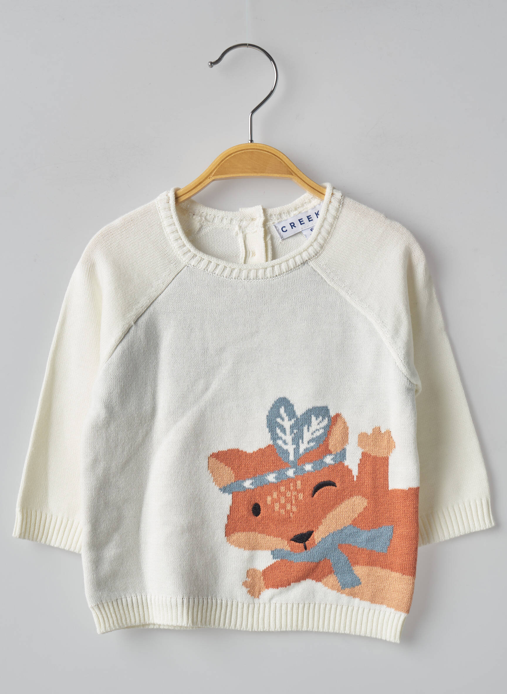Creeks Pulls Enfant couleur beige