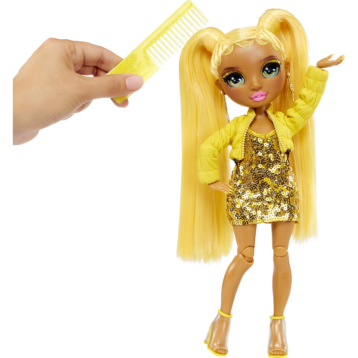 Rainbow High Fantastic Fashion Doll- Sunny (yellow)