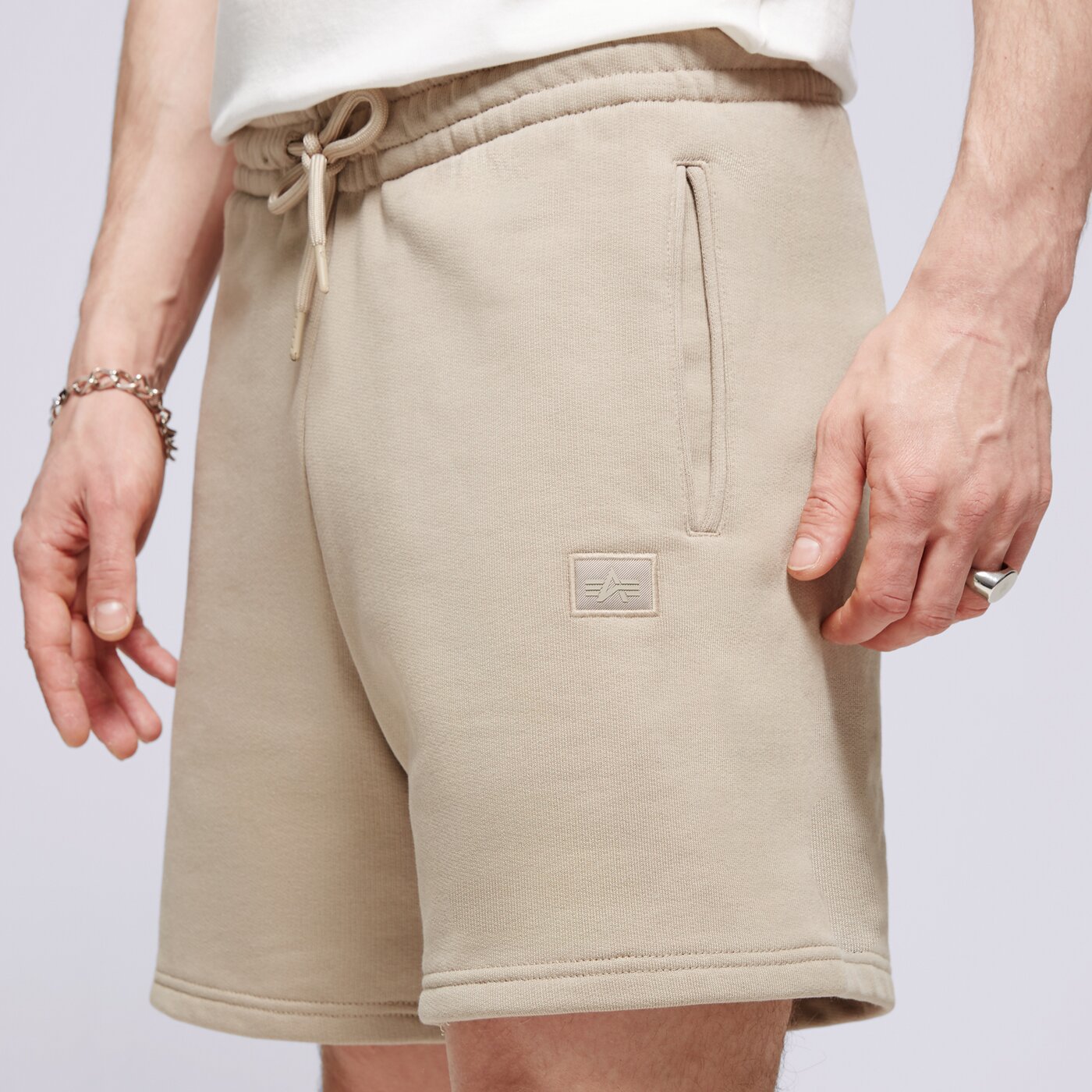 ALPHA INDUSTRIES SHORTS ALPHA ESSENTIALS RL SHORTS Beige