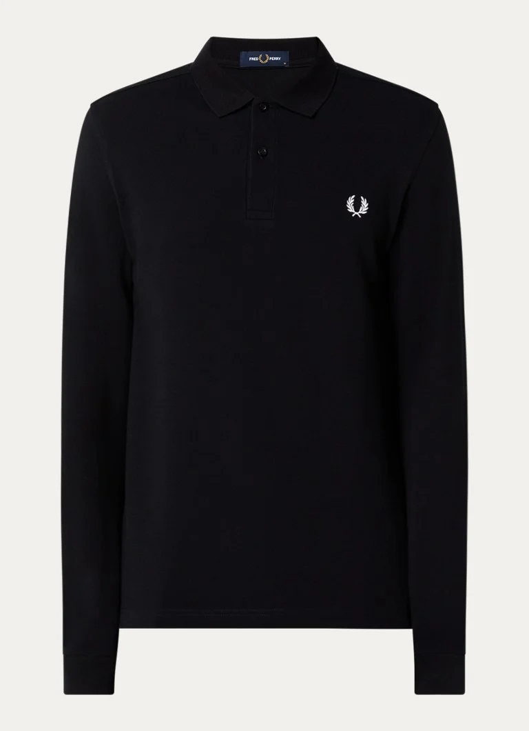 Koszulka polo Fred Perry o klasycznym kroju, wykonana z bawełnianej piki, z logo.