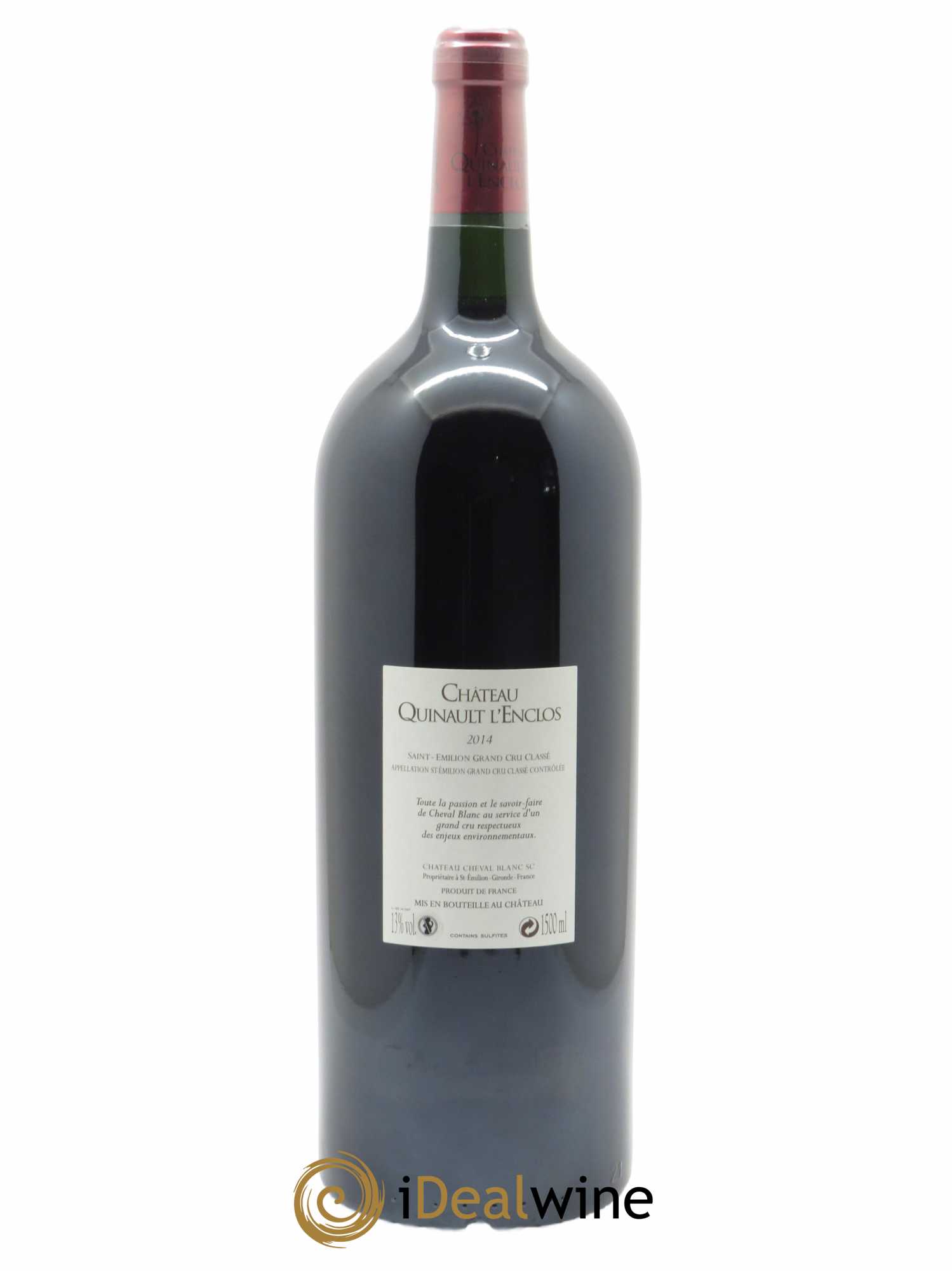 Château Quinault L'Enclos (CBO à partir de 3 mgs) 2014 - Lot de 1 Magnum