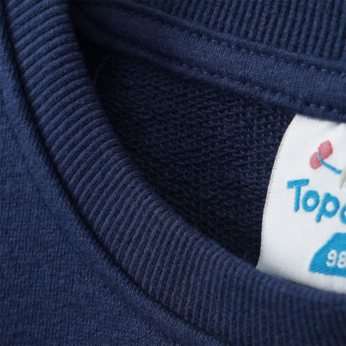 Kinder Sweatshirt mit Radlader-Applikation