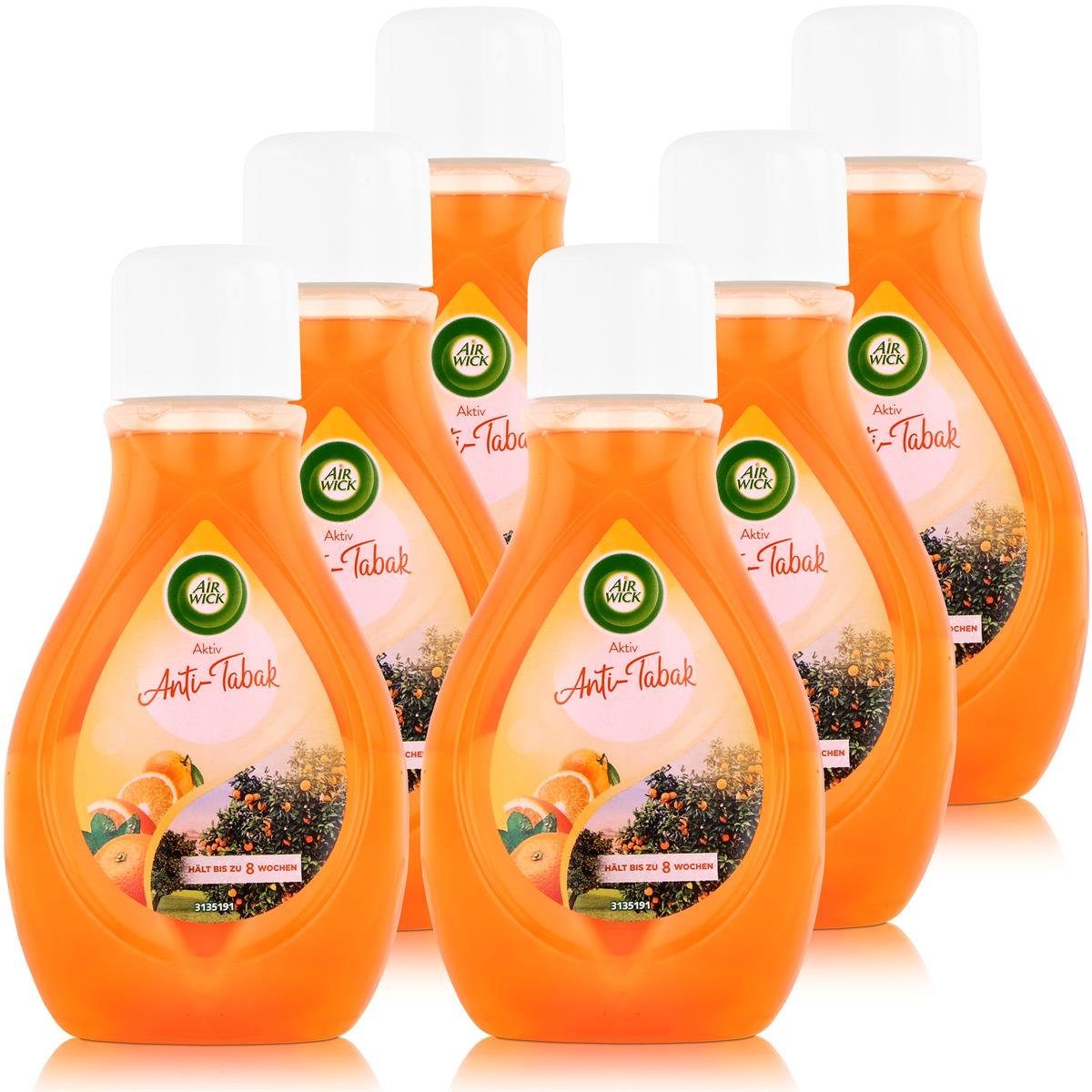 Air Wick Raumduft Air Wick Duftaufsteller Anti Tabak 375ml - Raumduft (6er Pack)