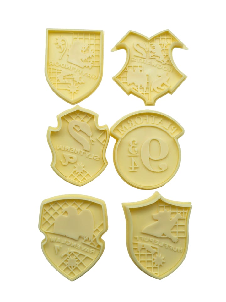 Geda Labels Keksausstecher Harry Potter 6tlg. in Gelb - 7,5x7,5x1,4 günstig kaufen onesize