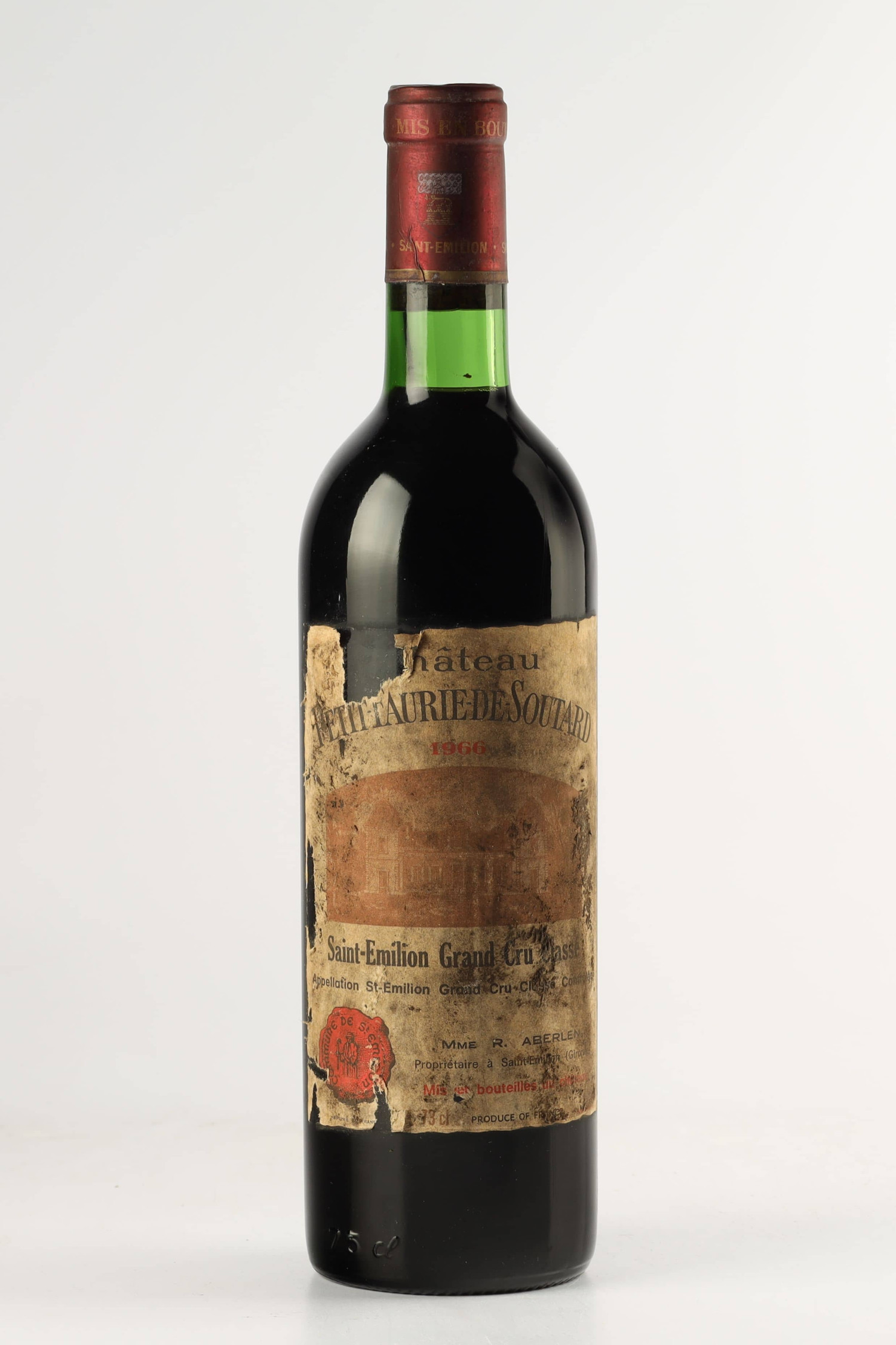Château Petit Faurie De Soutard 1966, Saint Emilion