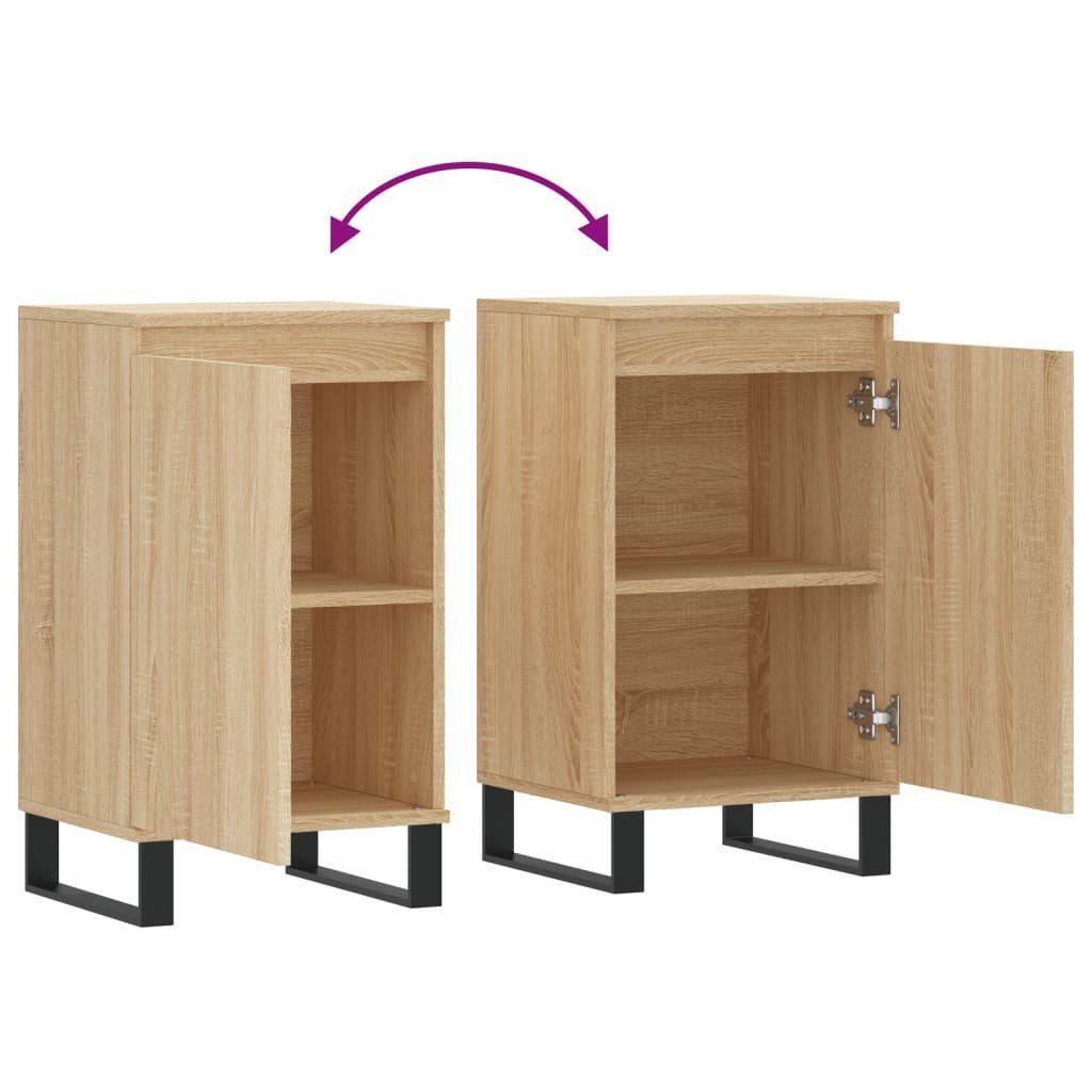 vidaXL Sideboard Sideboard Sonoma-Eiche 40x35x70 cm Holzwerkstoff (1 St)