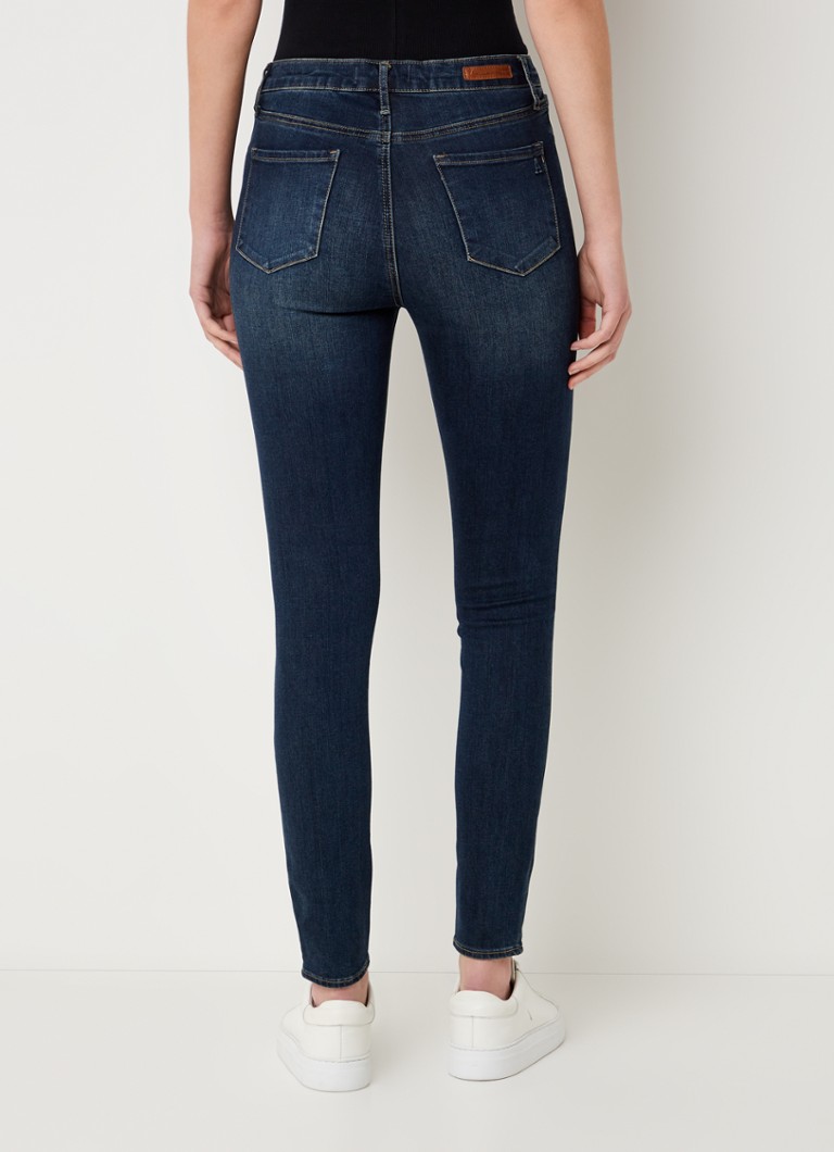 Articles Of Society Britney mid waist skinny jeans with dark wash
