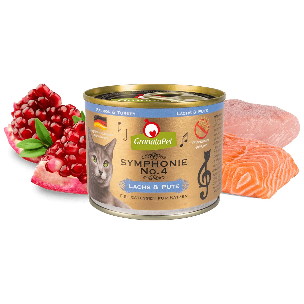 GranataPet Symphonie No. 4 Lachs & Pute 6x200g bei ZooRoyal