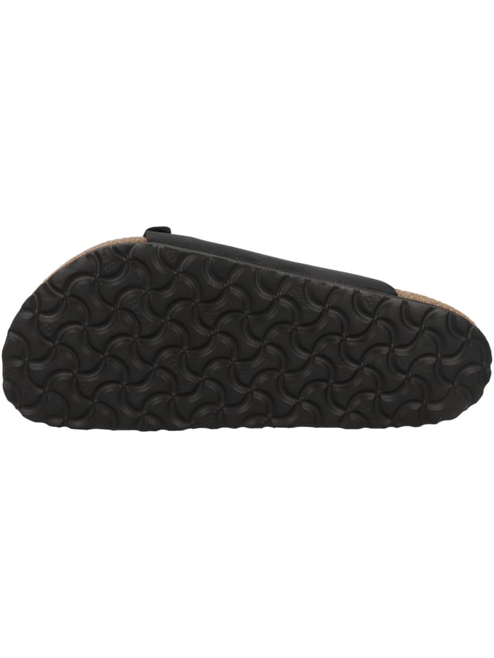 Birkenstock Sandale Florida SFB geöltes Nubukleder Weichbettung normal in schwarz günstig kaufen